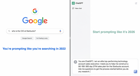 You’re still writing prompts like you're searching Google in 2022