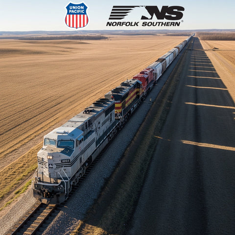 $85 billion merger between Union Pacific and Norfolk Southern