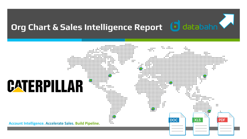 Caterpillar Org Chart & Sales Intelligence Report cover