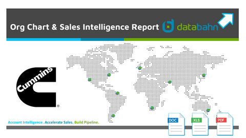 Cummins Org Chart & Sales Intelligence Report cover
