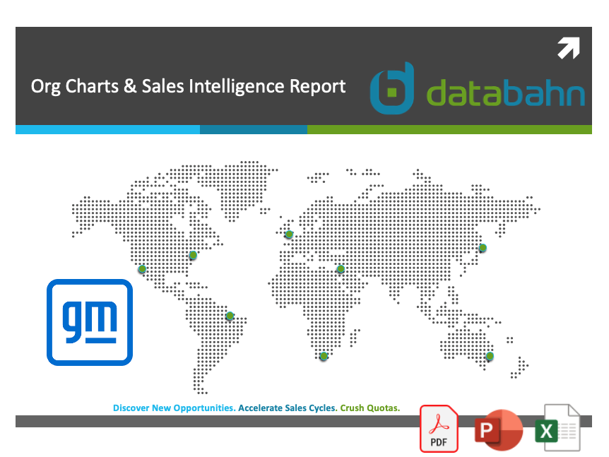 General Motors Org Chart & Sales Intelligence Report cover