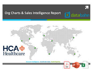 HCA Healthcare Org Chart & Sales Intelligence Report cover