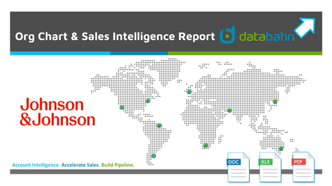 Johnson & Johnson Org Chart and Sales Intelligence report cover by databahn