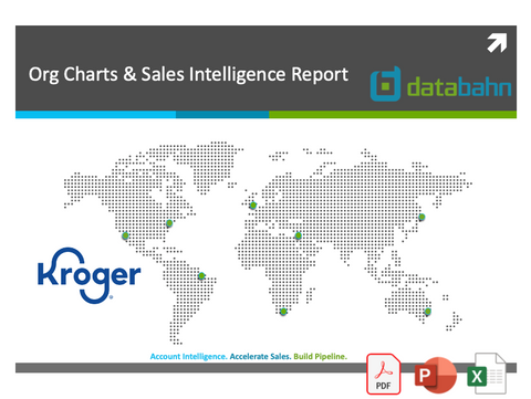 Kroger Org Chart & Sales Intelligence Report cover