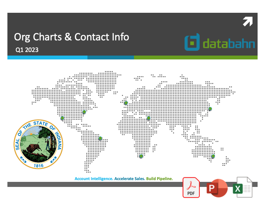 State of Indiana Org Chart & Contact Info Report cover